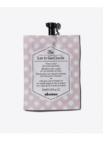 Маска для відновлення водного балансу волосся та шкіри голови Davines The Let It Go Circle, 50 мл 