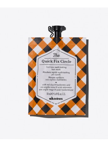 Маска для миттєвого зволоження та розгладження волосся Davines The Quick Fix Circle, 50 мл