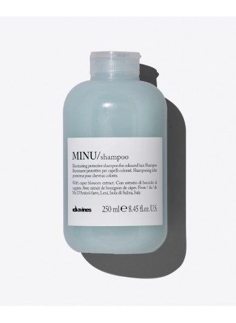 Шампунь для блиску та збереження кольору фарбованого волосся Davines Essential Haircare MINU Shampoo, 250 мл