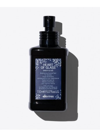 Термозахисний флюїд для блиску волосся Davines Heart of Glass Sheer Glaze, 150 мл