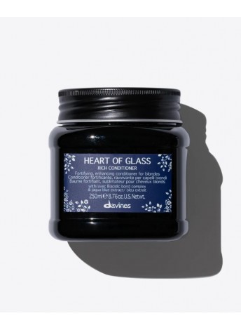 Живильний кондиціонер для підтримки світлого кольору волосся Davines Heart of Glass Rich Conditioner, 250 мл