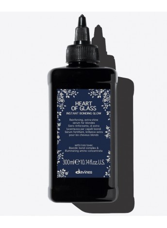 Зміцнювальна сироватка для екстраблиску блонду Davines Heart of Glass Instant Bonding Glow, 300 мл