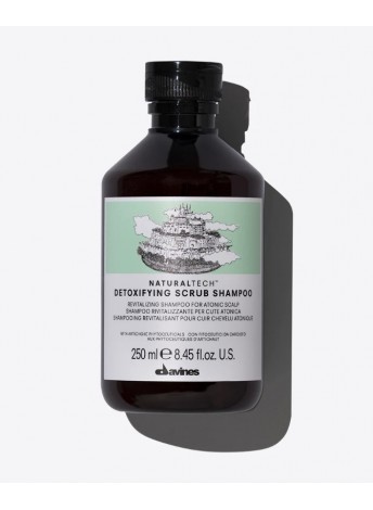 Скраб-шампунь для детоксу атонічної шкіри голови Davines Naturaltech Detoxifying Scrub Shampoo, 250 мл