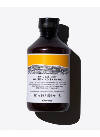 Живильний шампунь для ламкого волосся Davines Naturaltech Nourishing Shampoo, 250 мл